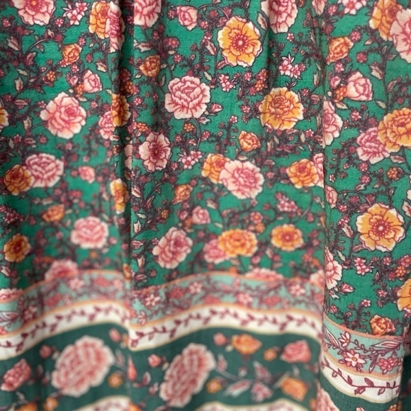 LC Lauren Conrad Floral Long Sleeve Boho Top Size Small - Picture 3 of 8